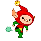 Speedy Elf telegram stickers