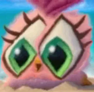 🥺 Stella Angry Birds Stella, Angry Birds, Burung, Merah Muda whatsapp sticker