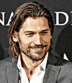 ◽ Jaime Lannister Game of Thrones Jaime Lannister, Game of Thrones, Nikolaj Coster-Waldau, Personagem, Ator, Retrato, Homem telegram sticker