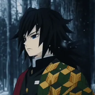 🌊 Giyu Tomioka Demon Slayer 动漫, 角色, 漫画, 鬼灭之刃, 富冈义勇 telegram sticker
