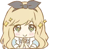 🤩 애니메이션, 귀여운, 카와이, 치비, 만화, 캐릭터 telegram sticker