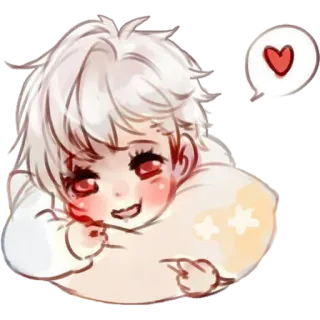 ❤️ Cartoon, Anime, Herz, Süß, Kawaii telegram sticker