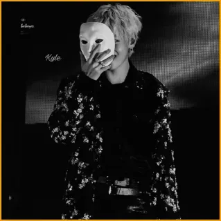 🕯 Kyle man, masker, persoon, mode, fashion telegram sticker