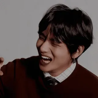 🫐 hombre, riendo, retrato, sonrisa, alegre, persona, coreano telegram sticker