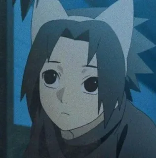 🀄️ Sasuke Uchiha Naruto Аниме, Манга, Саске, Учиха, милый telegram sticker