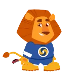 😎 lion, cartoon, animal, mascot whatsapp sticker