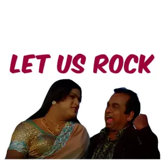 🤗 LET US ROCK ludzie, rozrywka, zagrajmy rocka telegram sticker
