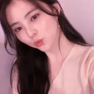 🍎 femme, selfie, beauté, portrait, asiatique, femme whatsapp sticker