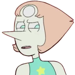 😣 Pearl Steven Universe การ์ตูน, รายการทีวี, ตัวละคร, เพิร์ล, สตีเวน ยูนิเวิร์ส telegram sticker