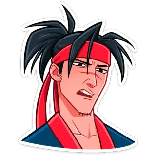 🤨 kartun, potret, karakter, stiker, ekspresi telegram sticker