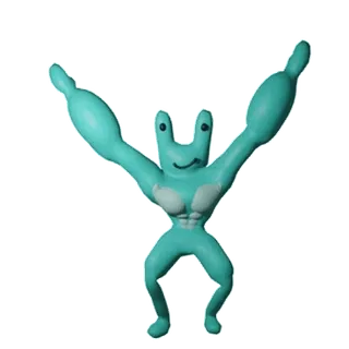 🐸 frog, muscles, funny, weird, creature, monster telegram sticker