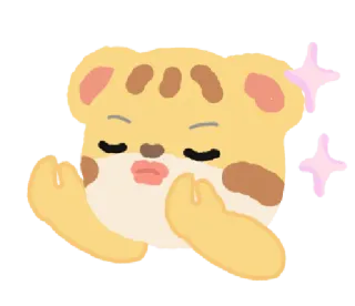 🦁 mignon, animal, kawaii, sticker, dessin animé, ours telegram sticker
