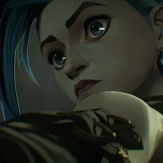 🕳 Jinx Arcane Arcane, Jinx, Videogioco, Personaggio, League of Legends telegram sticker