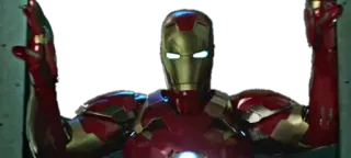 🚪 Iron Man super-héros, Iron Man, Marvel, personnage telegram sticker