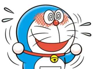 😵 Doraemon doraemon, anime, dibujos animados, emocionado, divertido, feliz telegram sticker