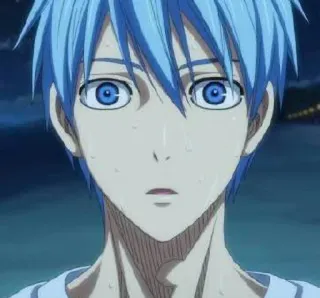 🎲 Kuroko Kuroko no Basket anime, kuroko no basket, kuroko, basketball, manga, blue hair telegram sticker