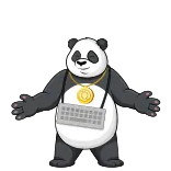 💰 팬더, 키보드, 래퍼, 안경, 만화, 동물 telegram sticker