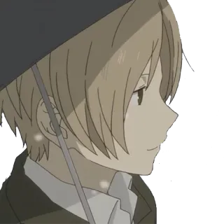 😌 Anime, Personnage, Profil, Parapluie telegram sticker