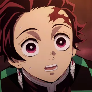 🔥 Tanjiro Kamado Demon Slayer Anime, Demon Slayer, Tanjiro, Manga, Personnage telegram sticker