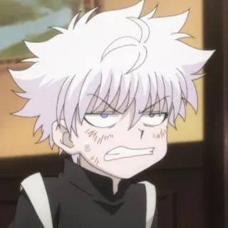 🍶 Killua Zoldyck Hunter x Hunter Anime, Killua, Hunter x Hunter, Desenho animado, Menino, Cabelo branco, Zoldyck telegram sticker