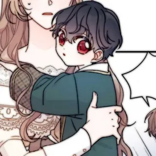 🧸 Anime, Desenho animado, Criança, Menino, Mãe, Família whatsapp sticker