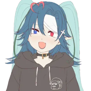 😍 Anime, Manga, Mignon, Kawaii, Dessin animé, Personnage, Fille telegram sticker