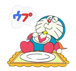 😋 Doraemon ウプ ドラえもん, 猫, ロボット, 漫画, アニメ, かわいい, 日本, 日本語 whatsapp sticker