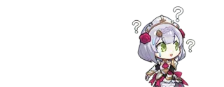 🌟 Noelle Genshin Impact Anime, Video game, Fofo, Pergunta, Genshin Impact telegram sticker