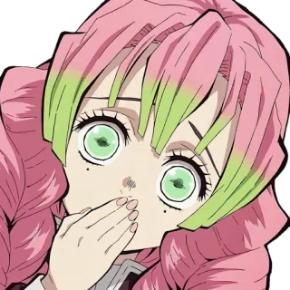 🤭 Mitsuri Kanroji Demon Slayer Anime, Süß, Mitsuri, Kanroji, Demon Slayer telegram sticker