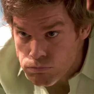 🙁 Dexter Morgan Dexter asesino en serie, crimen, drama, serie de TV, sangre telegram sticker