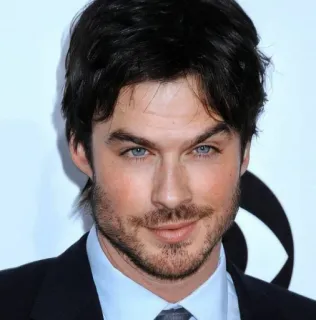 🧛 Ian Somerhalder 배우, 남자, 파란 눈, 유명인, 인물 사진 telegram sticker