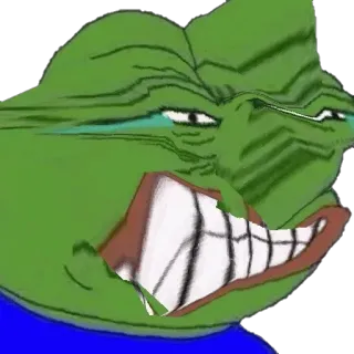 😂 Pepe the Frog Мем, Лягушка, Пепе, Интернет мем, Мультфильм whatsapp sticker