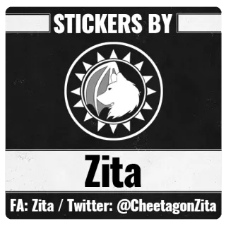 © STICKERS BY
Zita
FA: Zita / Twitter: @CheetagonZita sticker, lobo, cheetagonzita, zita, creador, arte digital telegram sticker