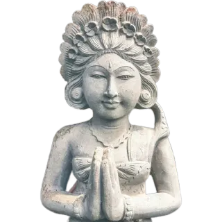 🙏 statue, sculpture, woman, religious, art, decoration telegram sticker