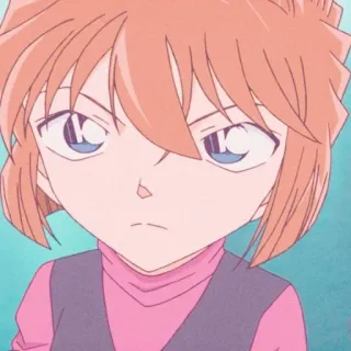 🌷 Sonoko Suzuki Detective Conan anime, cartoon, sonoko suzuki, detective conan, cute, girl telegram sticker