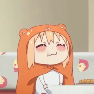 🍫 Umaru Doma Himouto! Umaru-chan Anime, Umaru, Lindo, Dibujos animados, Divertido, Chibi telegram sticker