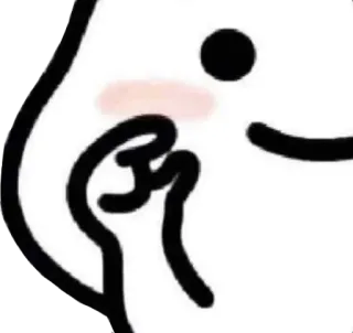 😌 beledigend gebaar, onbeschoft, cartoon, middelvinger, beledigend telegram sticker