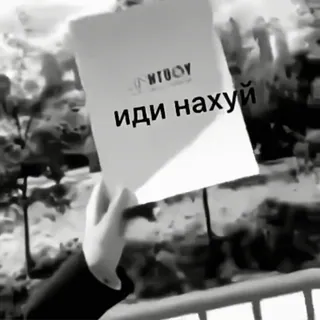 🃏 иди нахуй offensive, russian, swear, insult telegram sticker
