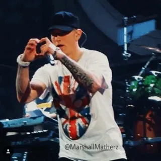 ✨ Eminem @MarshallMathrez rapper, singer, musician, celebrity, performer, music telegram sticker