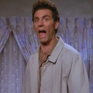 😩 Kramer Seinfeld seinfeld, kramer, comedia, serie tv telegram sticker