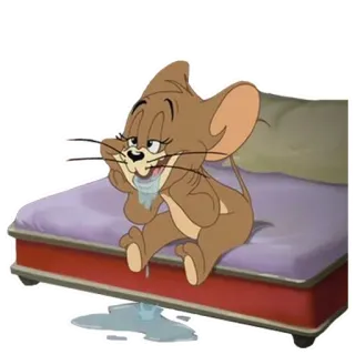 👌 Jerry Mouse Tom and Jerry Dessin animé, Souris, Mignon, Animal, Animé, Personnage telegram sticker