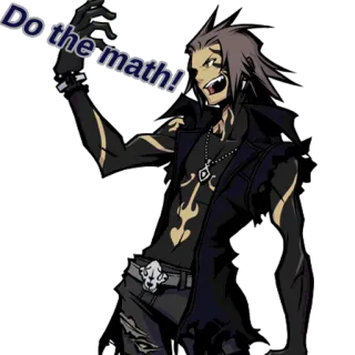😈 Do the math! math, character, sticker telegram sticker