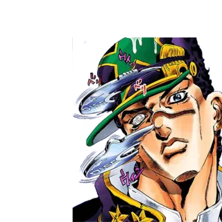 💿 Jotaro Kujo JoJo's Bizarre Adventure Anime, Manga, Personnage, Jotaro, JoJo's Bizarre Adventure telegram sticker