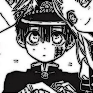 🔭 Hanako-kun Toilet-bound Hanako-kun Anime, Manga, Hanako-kun, Fantôme, Surnaturel, École telegram sticker
