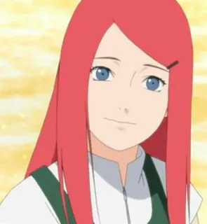 🎈 Kushina Uzumaki Naruto Аниме, Мультфильм, Кушина Узумаки, Наруто, Рыжие волосы, Женщина telegram sticker