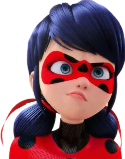 🐞 Ladybug Miraculous: Tales of Ladybug & Cat Noir 瓢虫, 瓢虫少女, 玛丽娜, 卡通, 超级英雄, 动漫 whatsapp sticker
