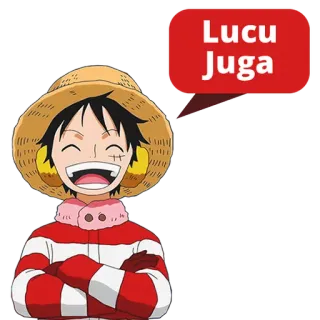 😅 Monkey D. Luffy One Piece Lucu Juga Anime, Cartoon, One Piece, Ruffy, Charakter, Manga, Lächeln telegram sticker
