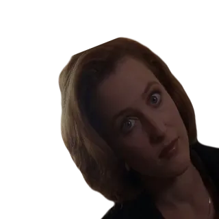😅 Dana Scully The X-Files arquivo x, dana scully, gillian anderson, série tv, agente scully telegram sticker