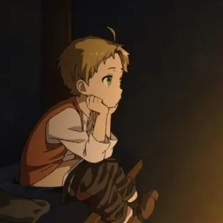 🧐 Anime, Con trai, Suy nghĩ, Trẻ con, Trầm ngâm telegram sticker