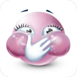 🫥 emoji, cara, sonrojado, lindo, expresión telegram sticker